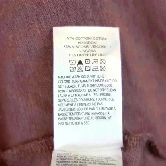 Lucky Brand Blue & Red Bandana Print Scoop Neck Short Sleeve T-Shirt Size Small - Picture 7 of 8